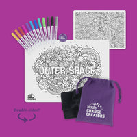 Little Change Creators - Re-Fun-Able Reusable Colouring Set Outer Space