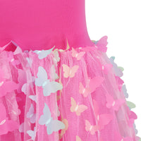 Pink Poppy - Dress Rainbow Butterfly Hot Pink Assorted Sizes