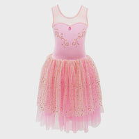 Pink Poppy - Dress Pirouette Princess with Rose Gold Glitter Assorted Sizes