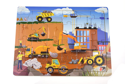 Koala Dream - Tray Puzzle 24 piece Construction Site