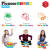 Picasso Tiles - Magnetic Cubes 50 piece