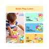 Picasso Tiles - Mini Magnetic Building Tiles Marble Run Track Travel Set 45 piece