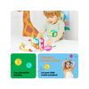 Picasso Tiles - Mini Magnetic Building Tiles Marble Run Track Travel Set 45 piece