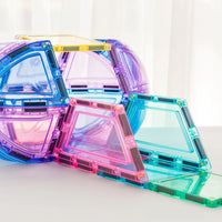 Learn & Grow Toys - Magnetic Tiles Dome Pack Pastel 22 piece