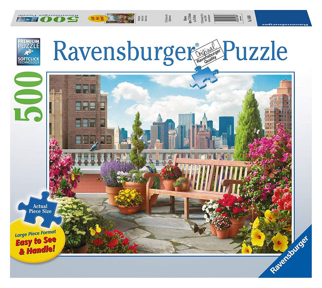 Ravensburger - Puzzle 500 piece Large Format Rooftop Garden