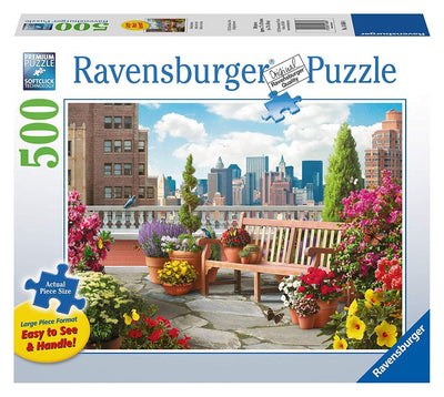 Ravensburger - Puzzle 500 piece Large Format Rooftop Garden