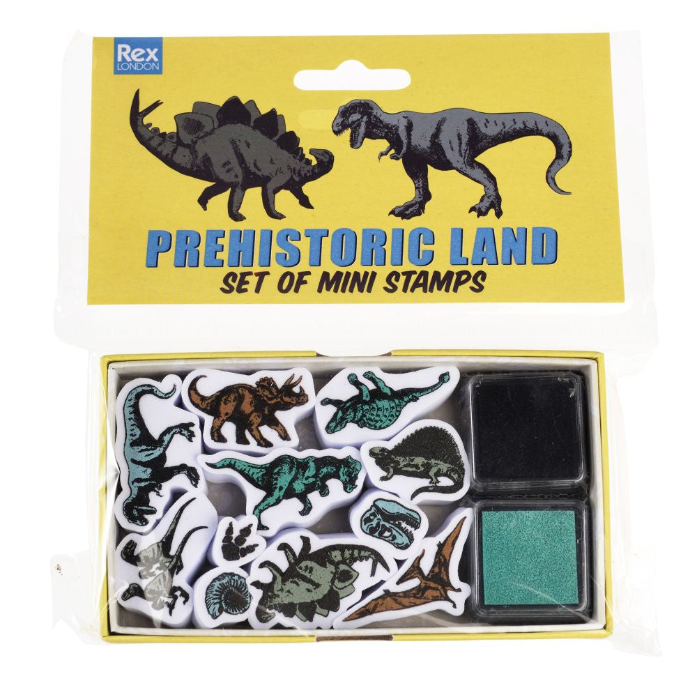 Rex London - Set of Mini Stamps Prehistoric Land