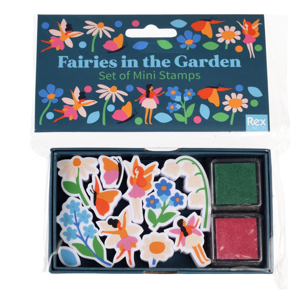 Rex London - Set of Mini Stamps Fairies in the Garden