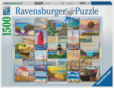 Ravensburger - Puzzle 1500 piece Coastal Collage