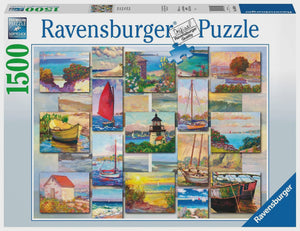 Ravensburger - Puzzle 1500 piece Coastal Collage