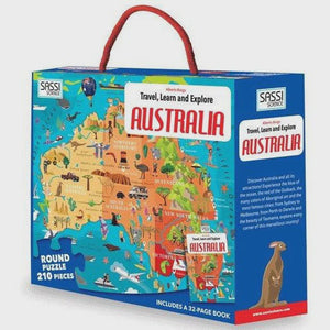 Sassi - Book & Puzzle 210 piece Australia