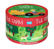 Sassi - Book & Giant Puzzle 30 piece Farm