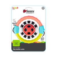 Sassy Baby - Spin & Chew Ring Teether Rattle