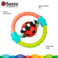 Sassy Baby - Spin & Chew Ring Teether Rattle