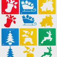 EC - Stencils Christmas 6 piece