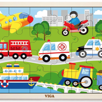 Viga - Jigsaw Puzzle 24 piece Vehicles