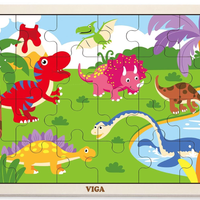 Viga - Jigsaw Puzzle 24 piece Dinosaurs