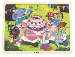 Viga - Jigsaw Puzzle 24 piece Birthday Party