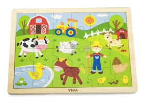Viga - Jigsaw Puzzle 24 piece Farm