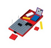 Mondrian Blocks Logic Game Red