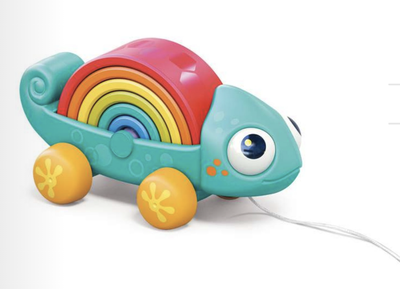 Hola - Rainbow Chameleon Pull Along