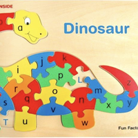 Fun Factory - Puzzle Raised Dinosaur Alphabet