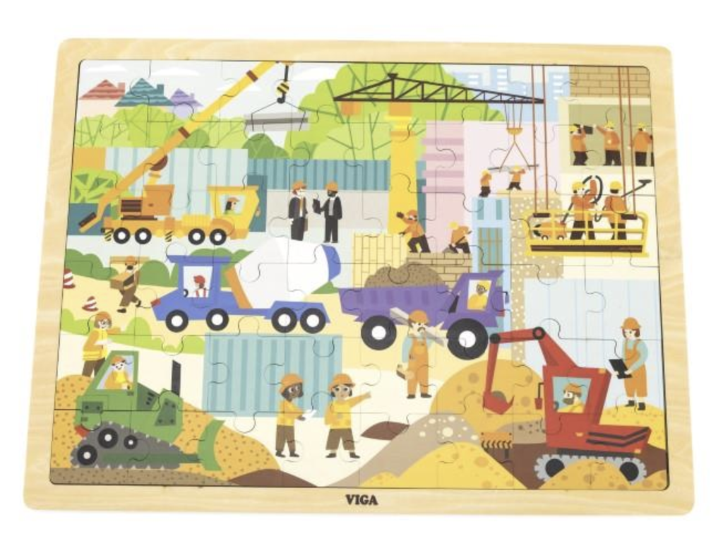 Viga - Jigsaw Puzzle 48 piece Construction Area