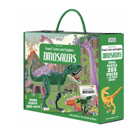 Sassi - Book & Puzzle 205 piece Dinosaurs