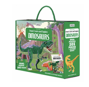 Sassi - Book & Puzzle 205 piece Dinosaurs