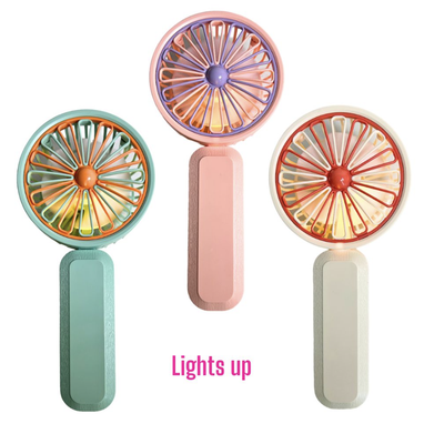 USB Hand-Held Fan Assorted Colours