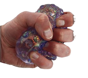 TNW - Super Squeeze Ball with Glitter & Bumps