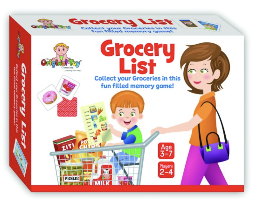 The Original Toy Company - Grocery List Memory Game