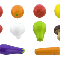 Viga - Wooden Vegetable & Fruit Set 10 piece