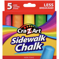 Cra-Z-Art - Sidewalk Chalk 5 piece