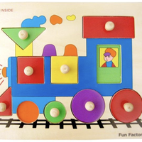 Fun Factory - Peg Puzzle Shape & Colour Train