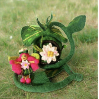 Himalayan Felt Co - Felt Pod Fairy Home Lilly Pod