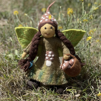 Himalayan Felt Co - Fairies of the Forest XL Elfie Toadstool Fairy