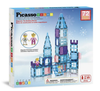 Picasso Tiles - Magnetic Building Tiles Winter Castle 72 piece