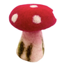 Himalayan Felt Co - Felt Mushroom Red