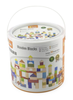 Viga - Wooden Blocks 100 piece Patterned