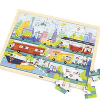 Viga - Jigsaw Puzzle 48 piece City Transportation