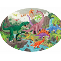 Sassi - Book & Puzzle 205 piece Dinosaurs