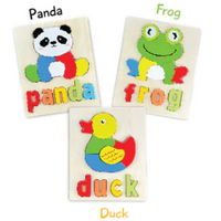 Magic Sensory - Shaped Animals Wooden Puzzles 3 pack
