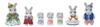 Sylvanian Families - Cottontail Rabbit Family Celebration Set