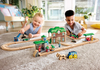 Hape - Wooden Retro Train & Station Set