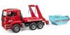 Bruder - MAN TGA Skip Container Truck