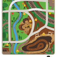 John Deere - Playmat with Mini Vehicle Construction