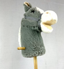 Hobby Horse with Wheels Assorted Colours