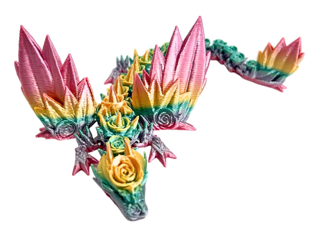 3D Printed Rose Dragon