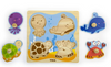 Viga - Big Knob Puzzle Sea Creatures